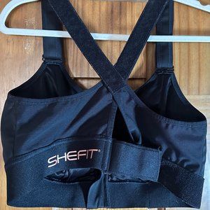 SHEFIT Ultimate Sports Bra Black Size 3 Luxe